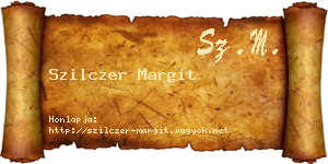 Szilczer Margit névjegykártya